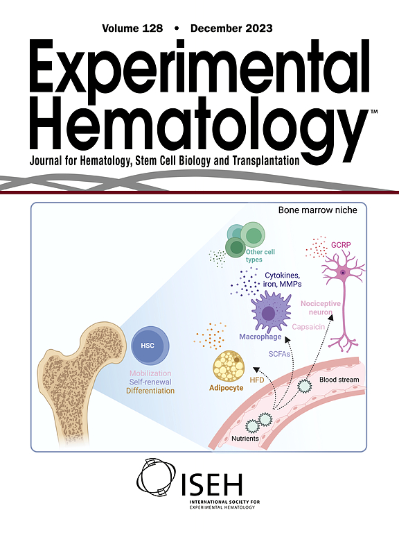 Go to journal home page - Experimental Hematology